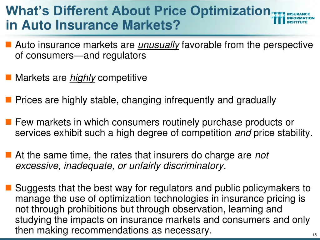 what s different about price optimization in auto 1