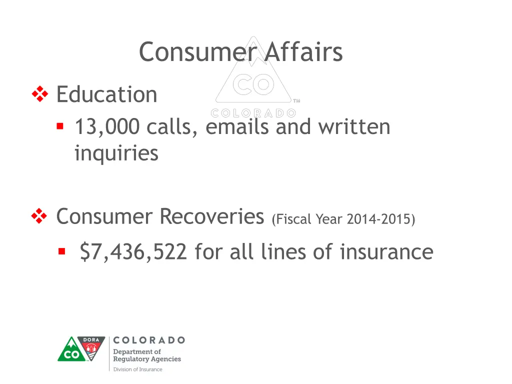 consumer affairs 1