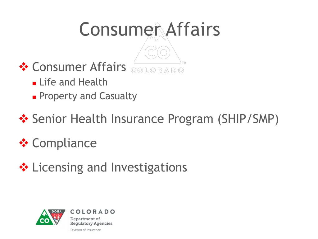 consumer affairs