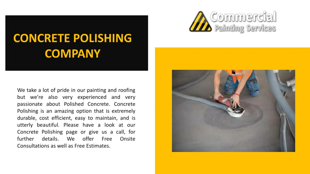 concrete polishing company