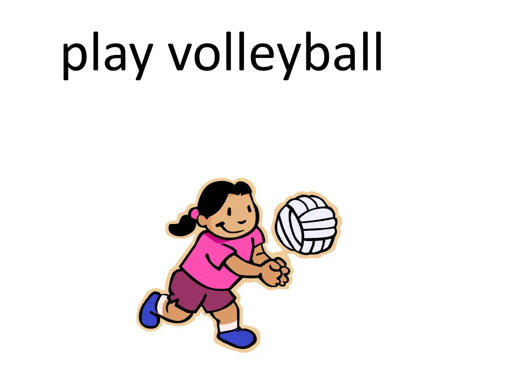 play volleyball