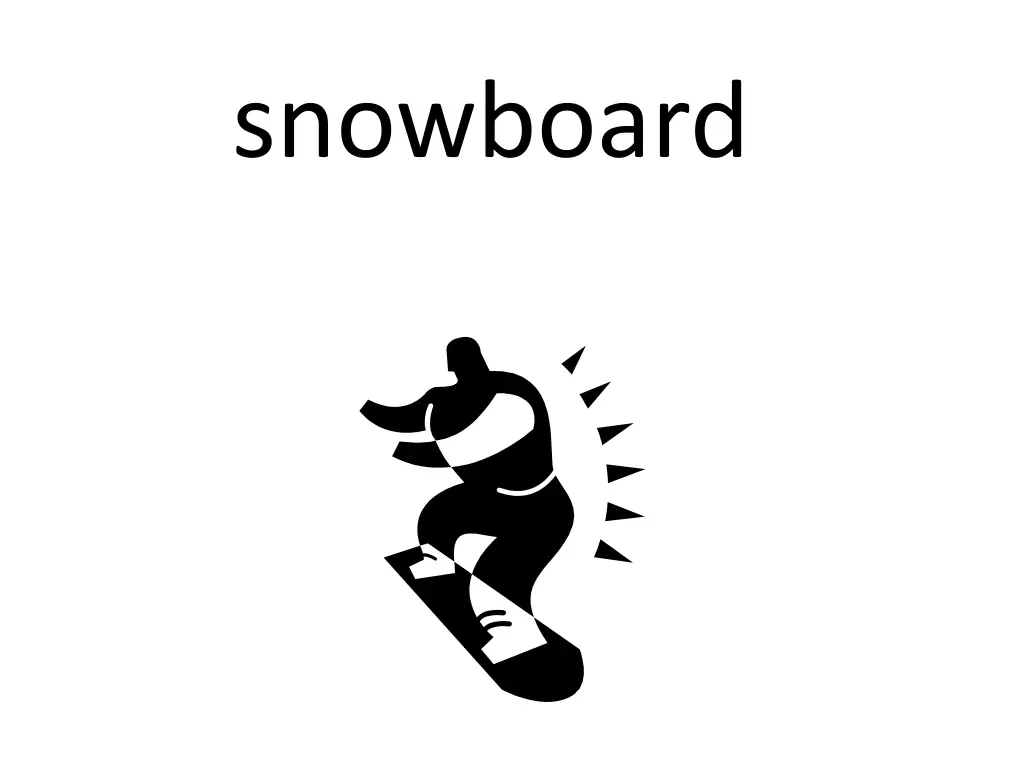 snowboard