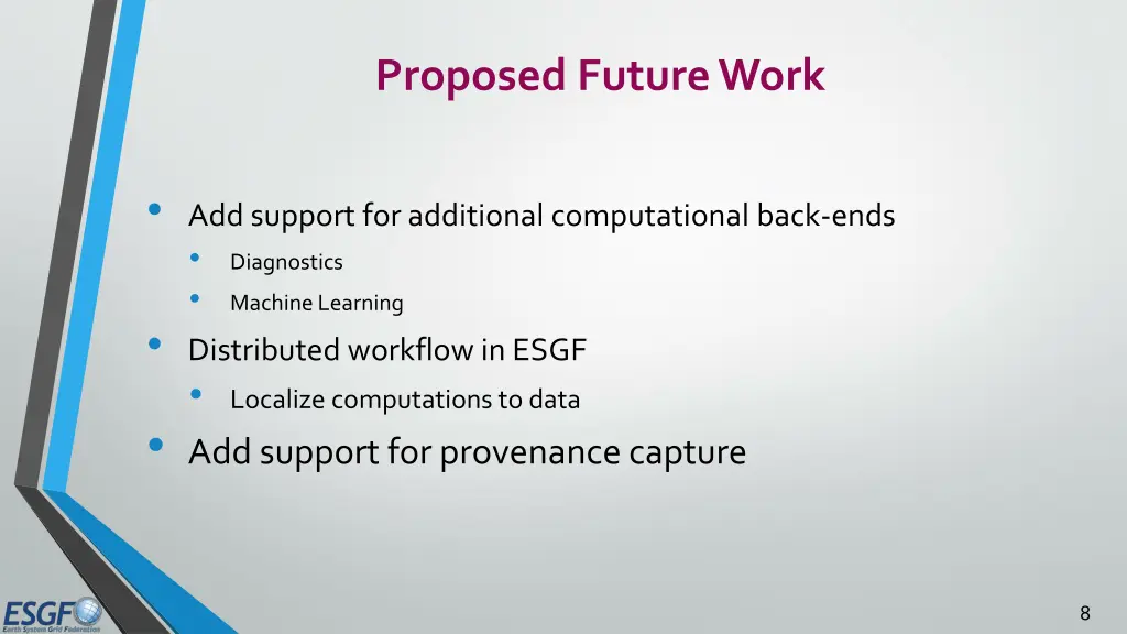 proposed future work