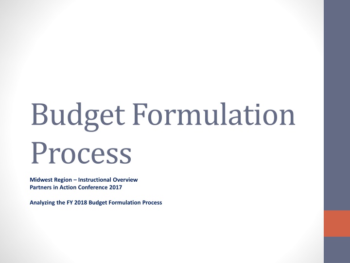 budget formulation process