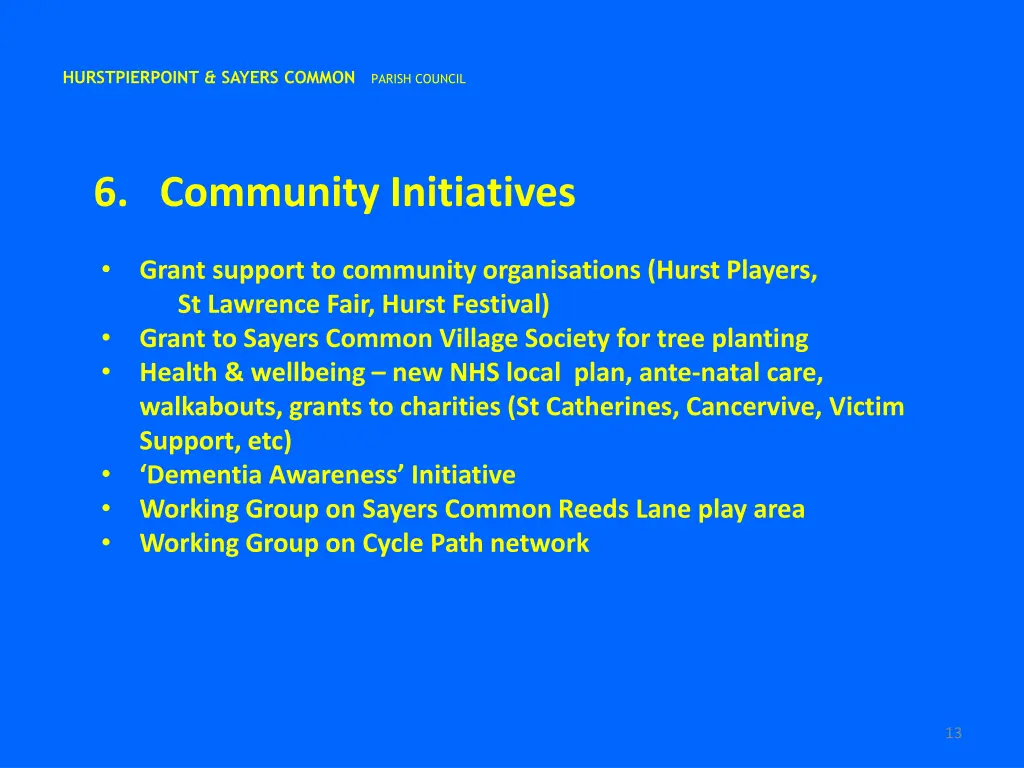 hurstpierpoint sayers common parish council 12