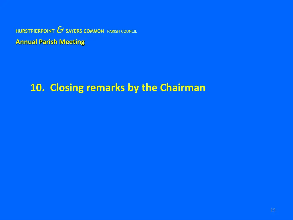 hurstpierpoint sayers common parish council 18