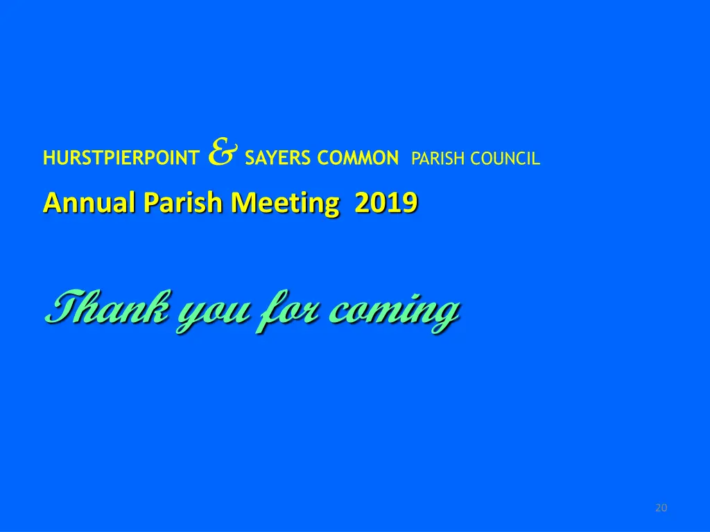hurstpierpoint sayers common parish council 19