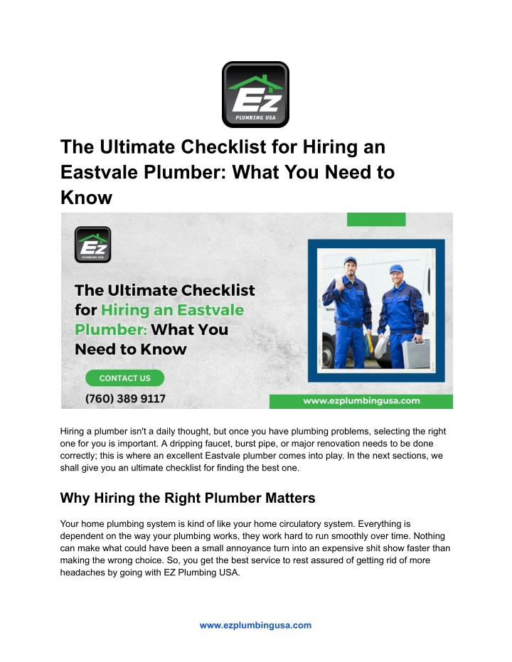 the ultimate checklist for hiring an eastvale