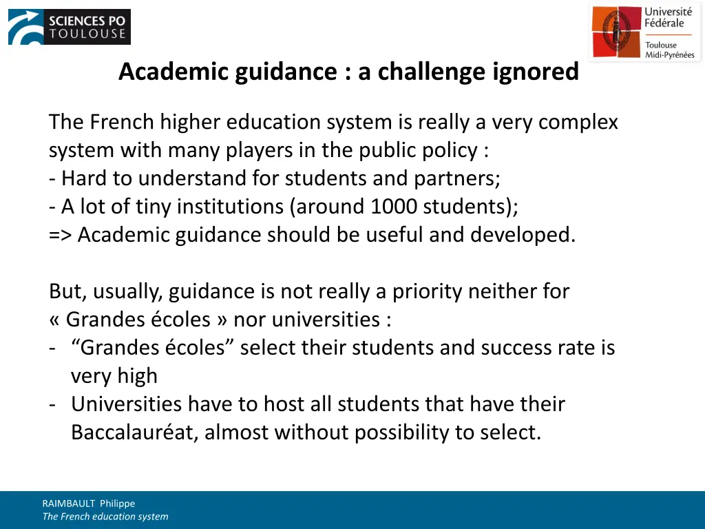 academic guidance a challenge ignored 1