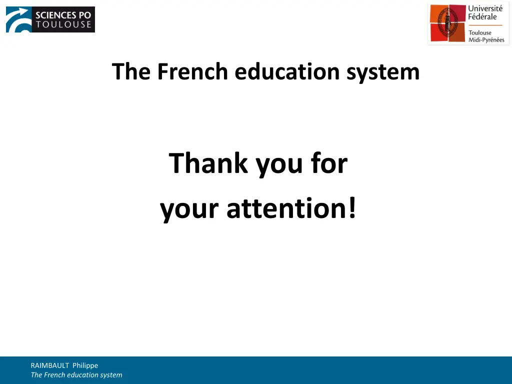 the french education system