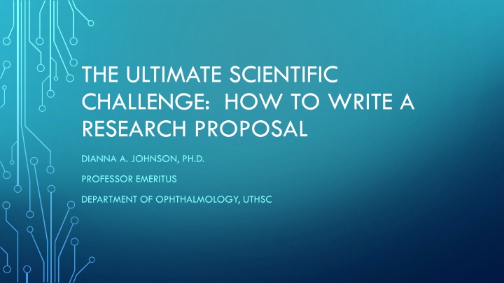 the ultimate scientific challenge how to write