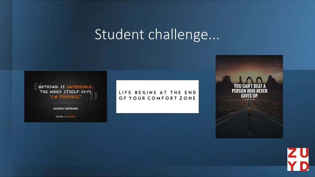 student challenge