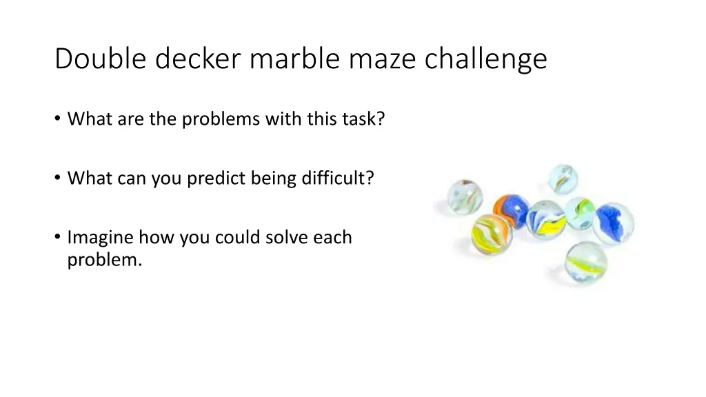 double decker marble maze challenge