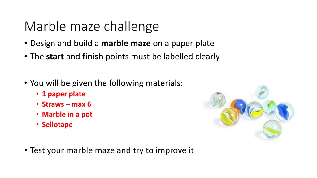 marble maze challenge design and build a marble