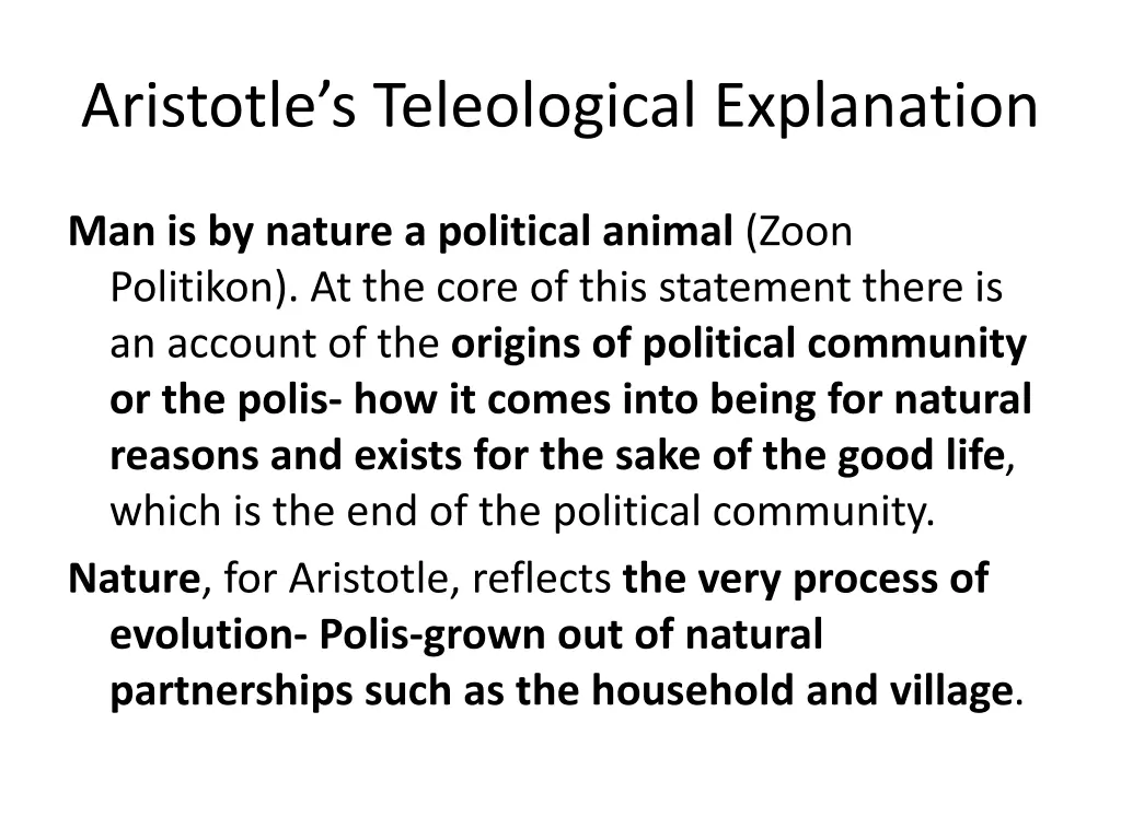 aristotle s teleological explanation