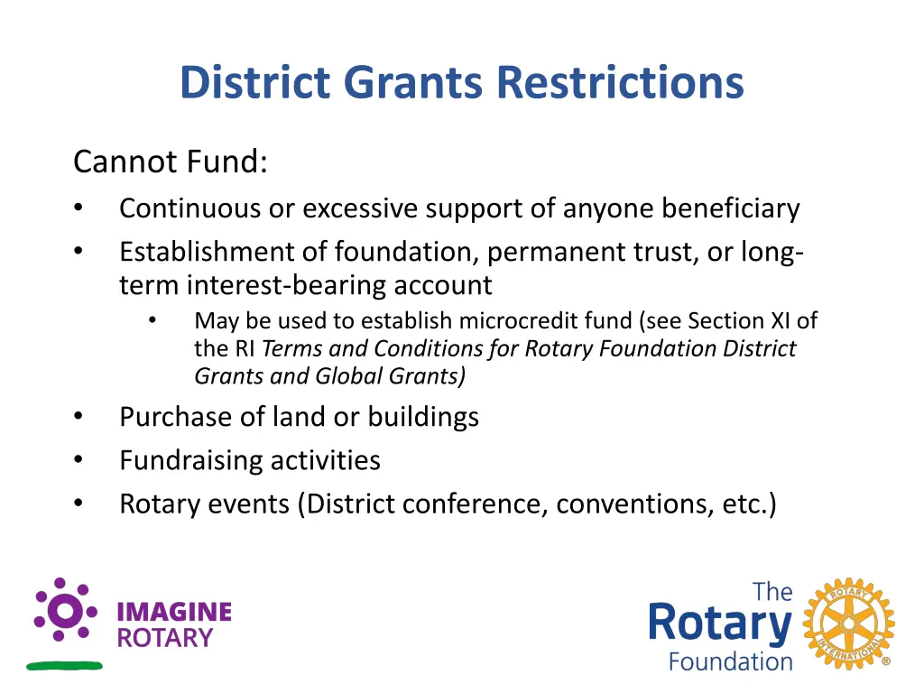 district grants restrictions 2