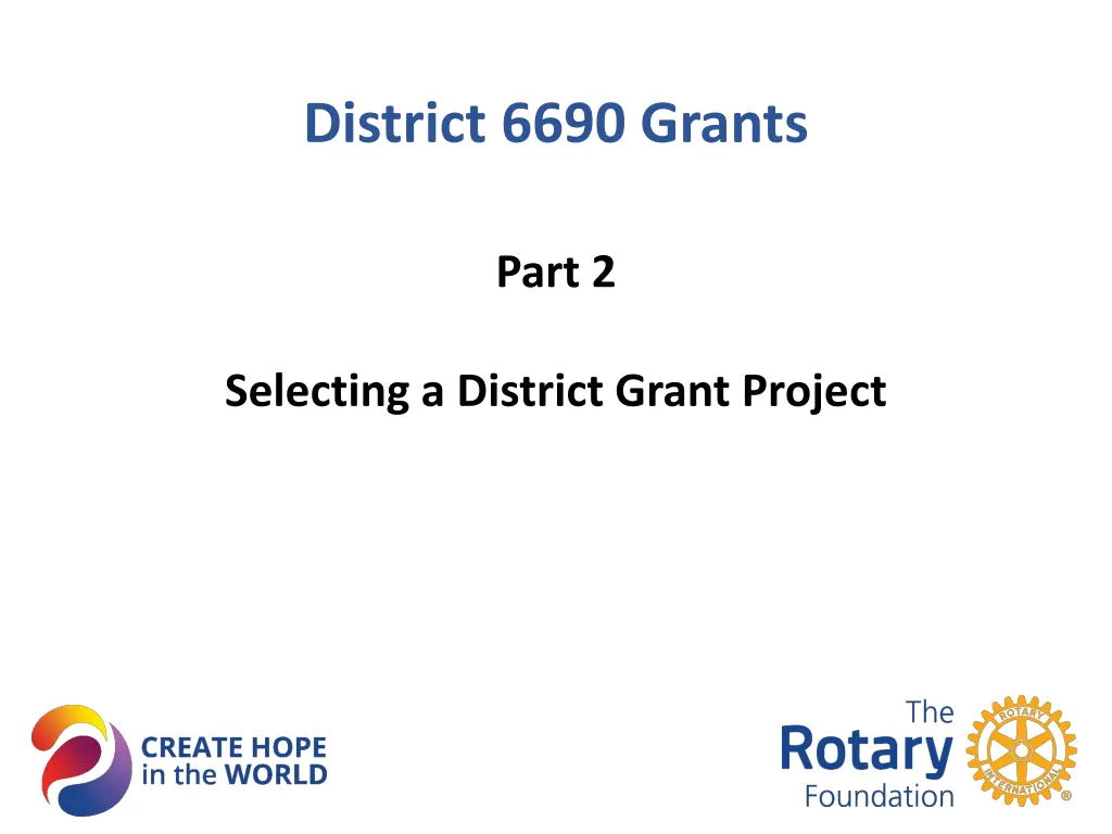 district 6690 grants 2