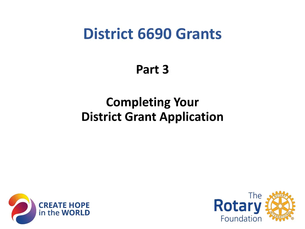 district 6690 grants 3