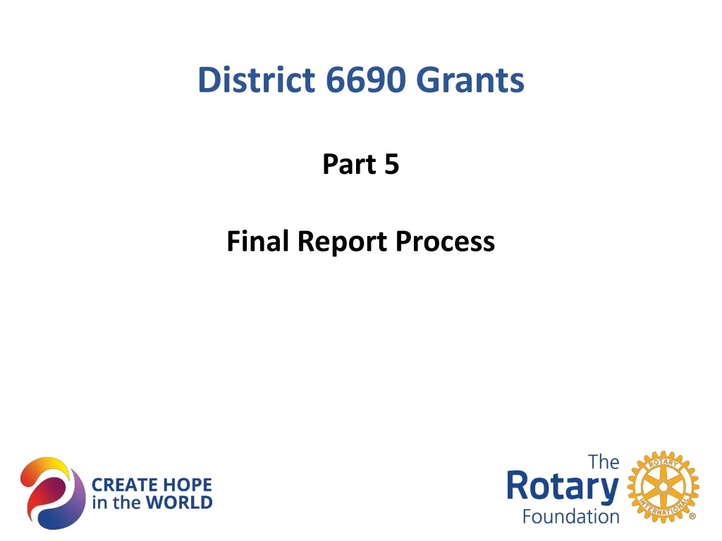 district 6690 grants 5