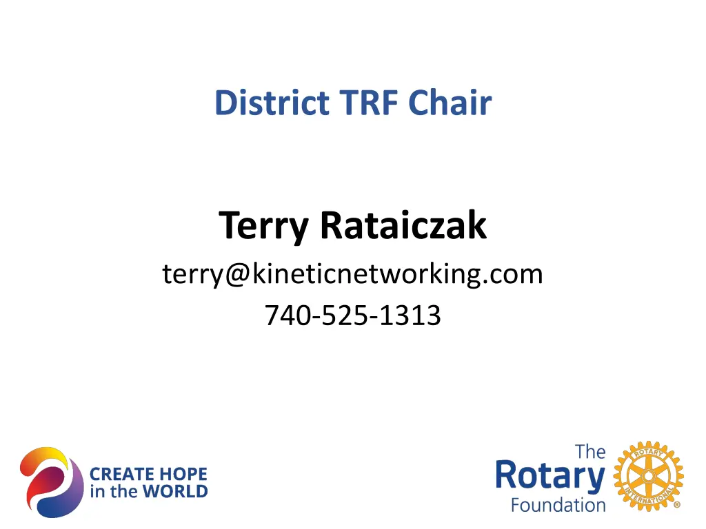 district trf chair