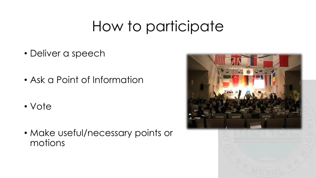 how to participate