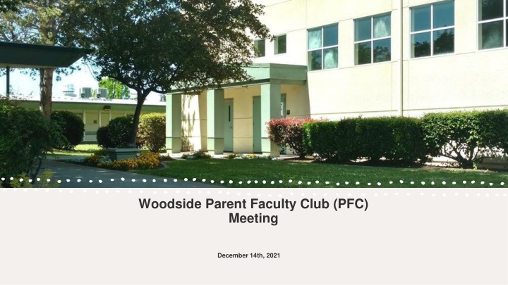 woodside parent faculty club pfc meeting