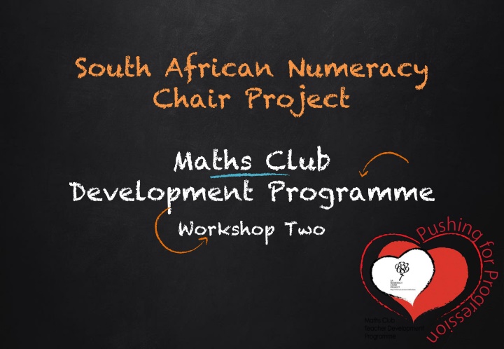 south african numeracy chair project