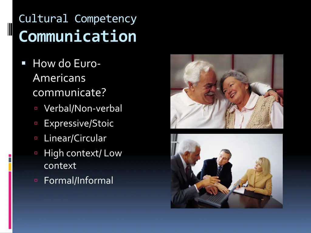 cultural competency communication 1