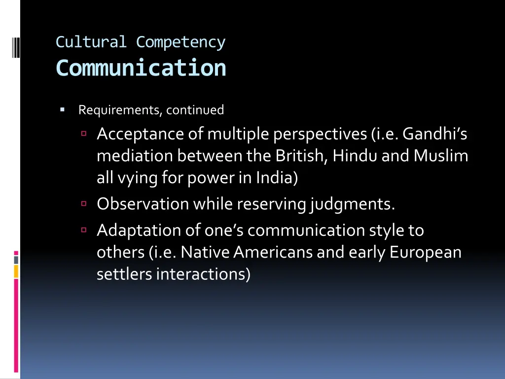 cultural competency communication 5