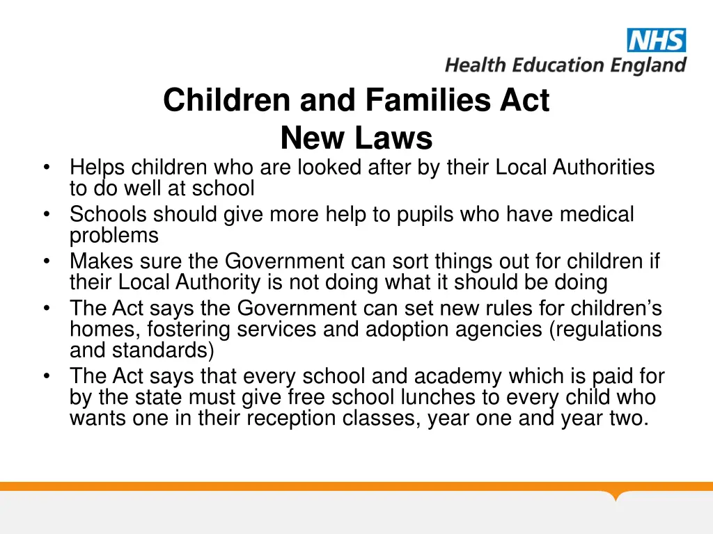 children and families act new laws helps children