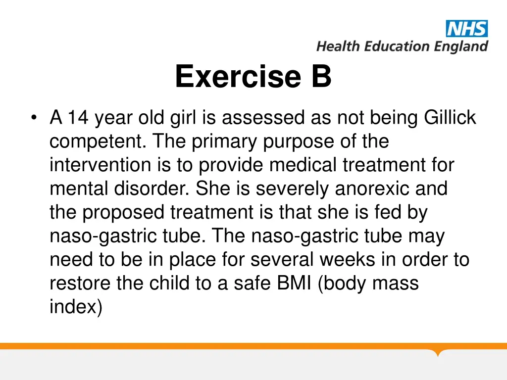 exercise b