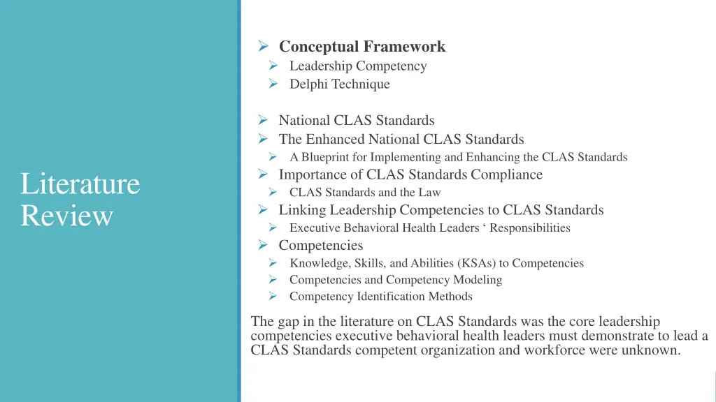 conceptual framework leadership competency delphi