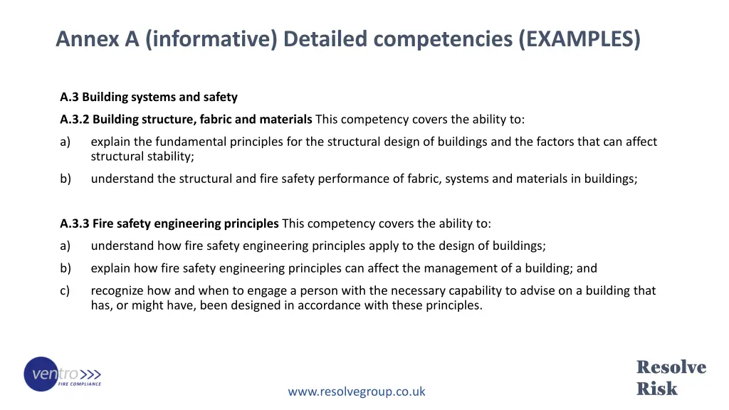 annex a informative detailed competencies examples 1