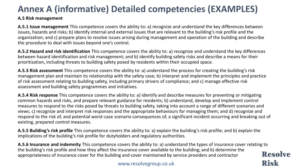 annex a informative detailed competencies examples 3