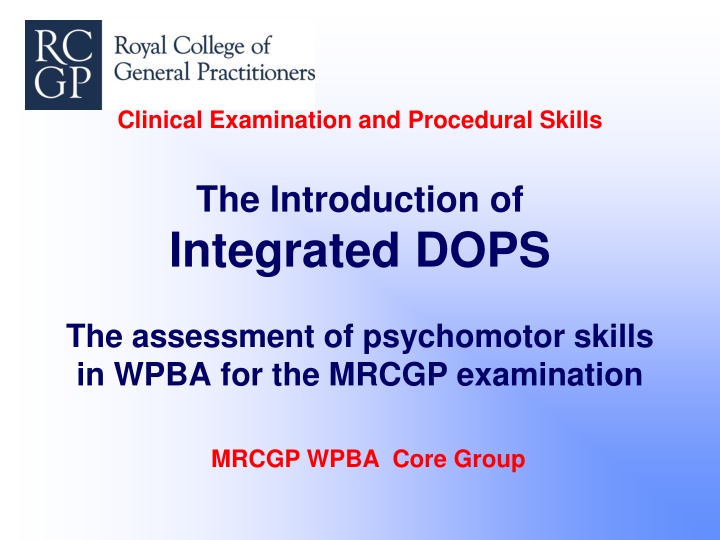 clinical examination and procedural skills