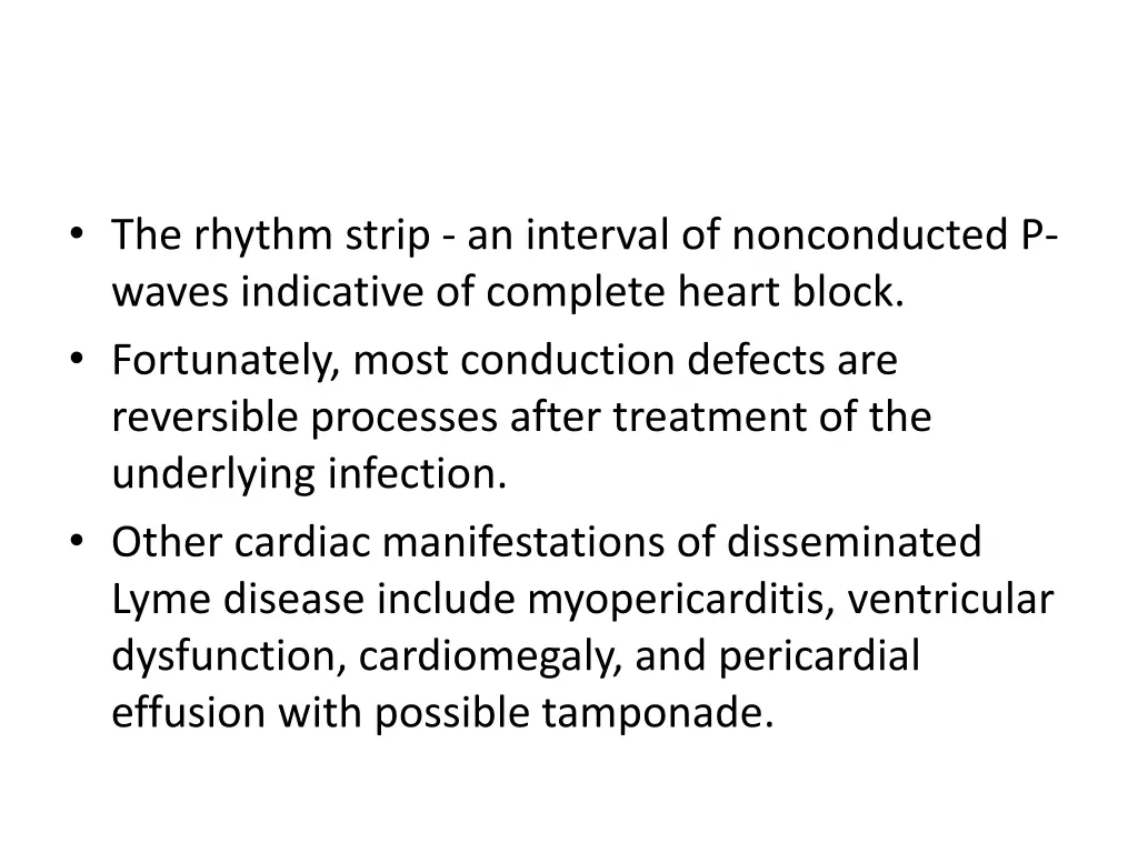 the rhythm strip an interval of nonconducted