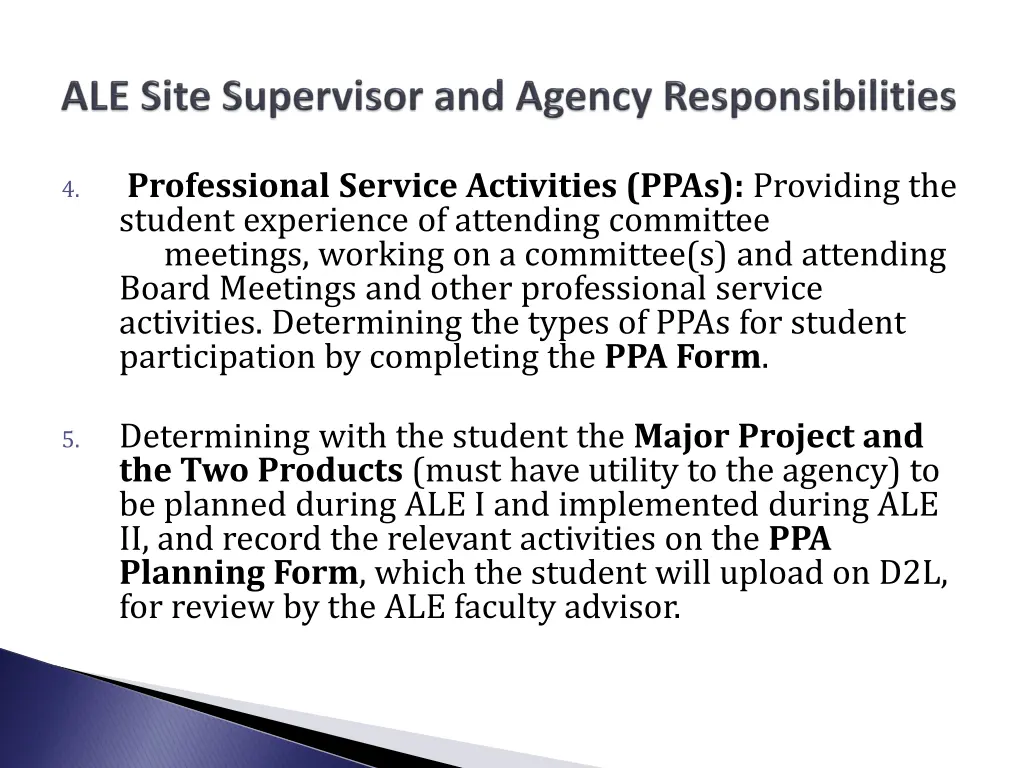 professional service activities ppas providing