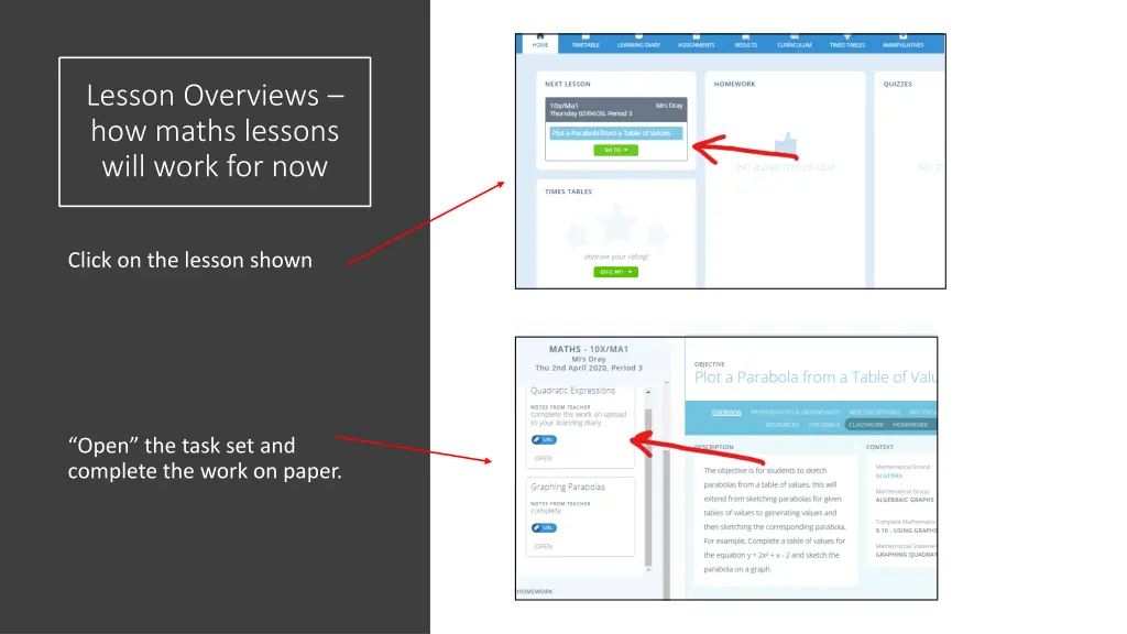 lesson overviews how maths lessons will work 1