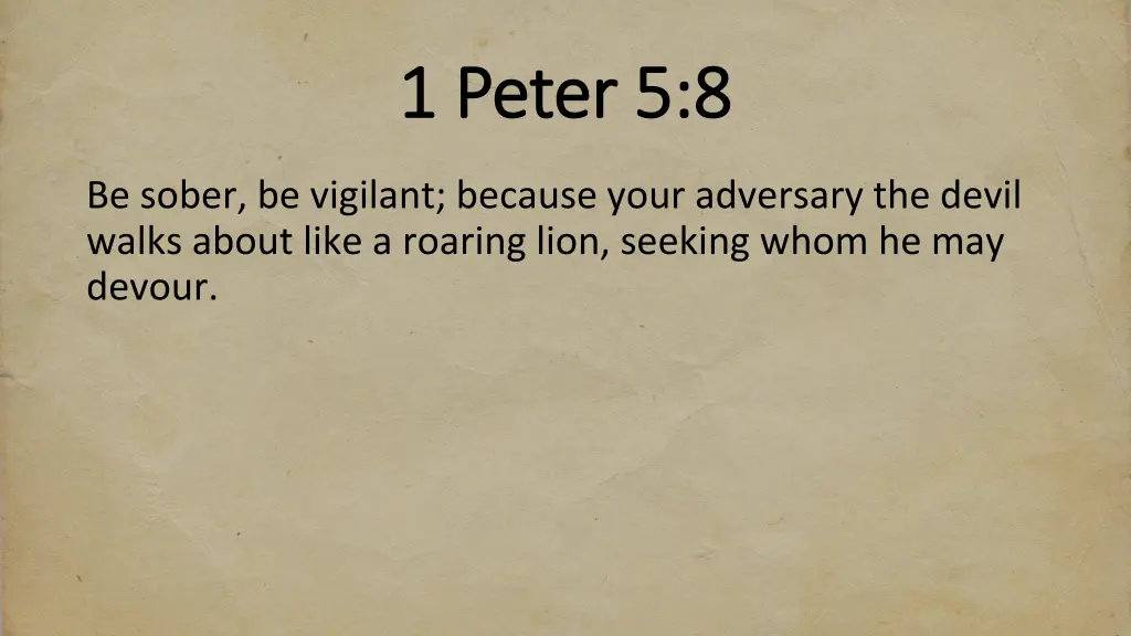 1 peter 5 8 1 peter 5 8