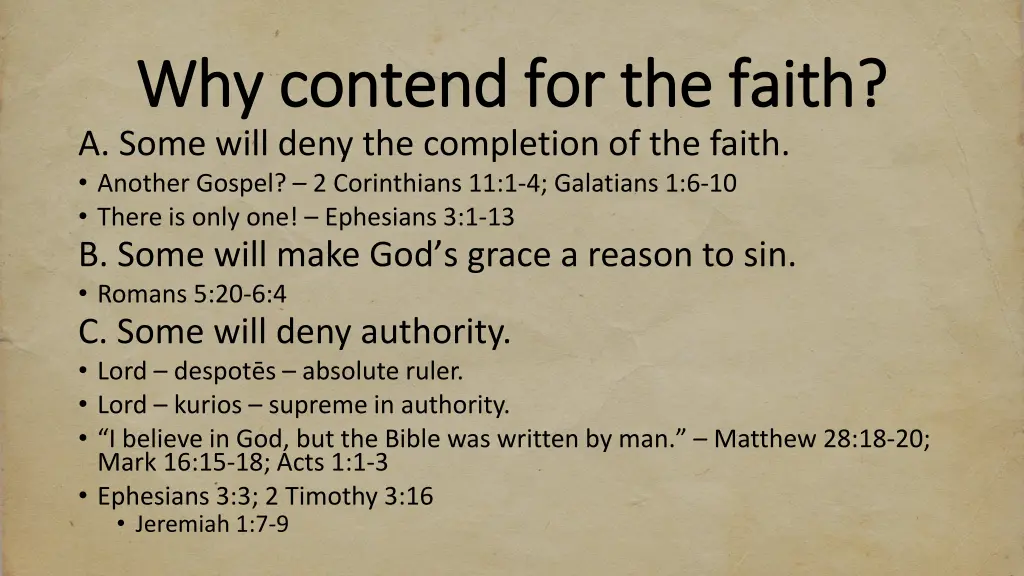 why contend for the faith why contend 1