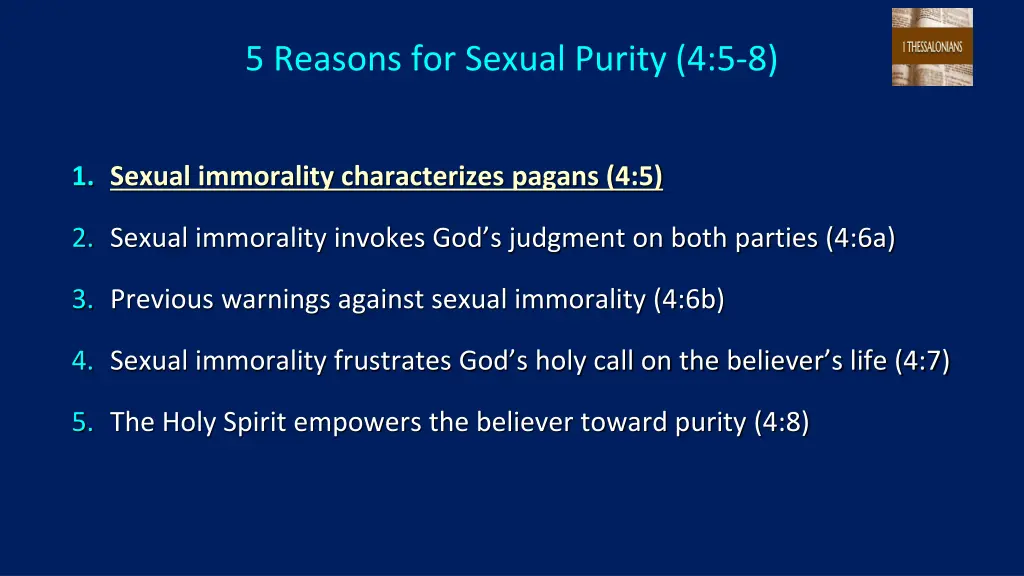 5 reasons for sexual purity 4 5 8 1