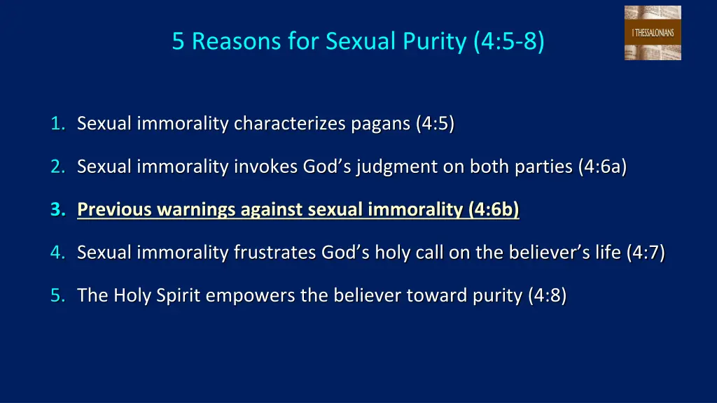 5 reasons for sexual purity 4 5 8 3