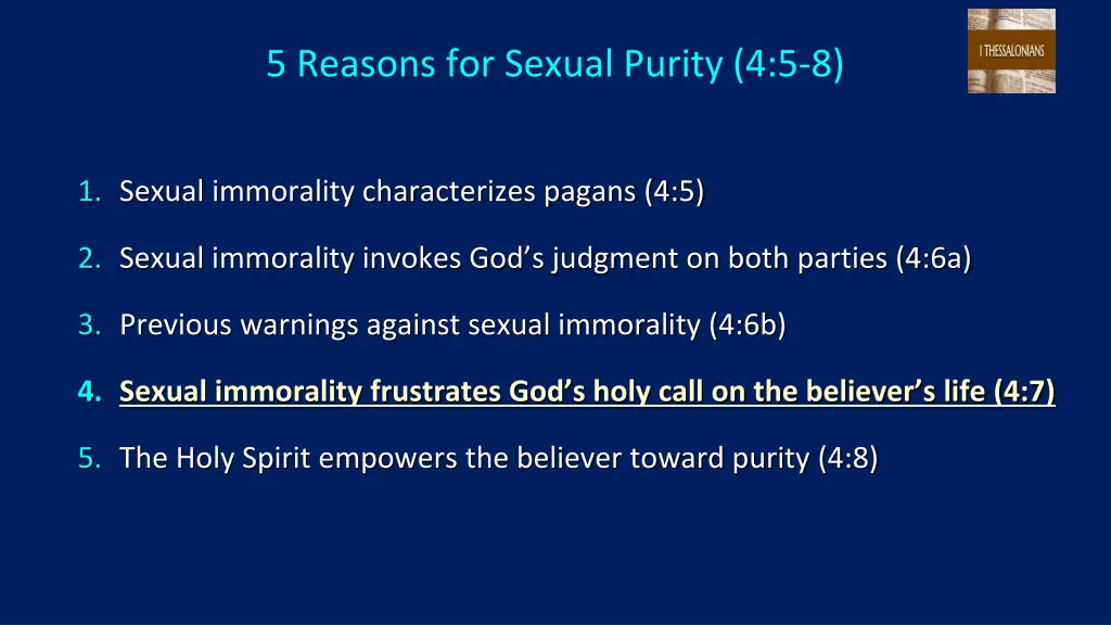 5 reasons for sexual purity 4 5 8 4