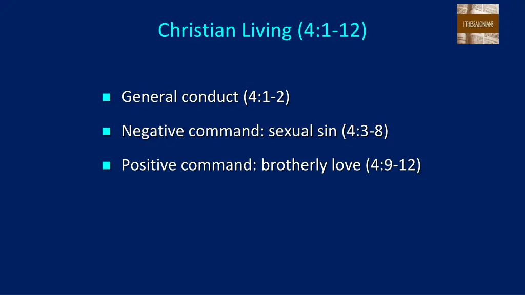 christian living 4 1 12