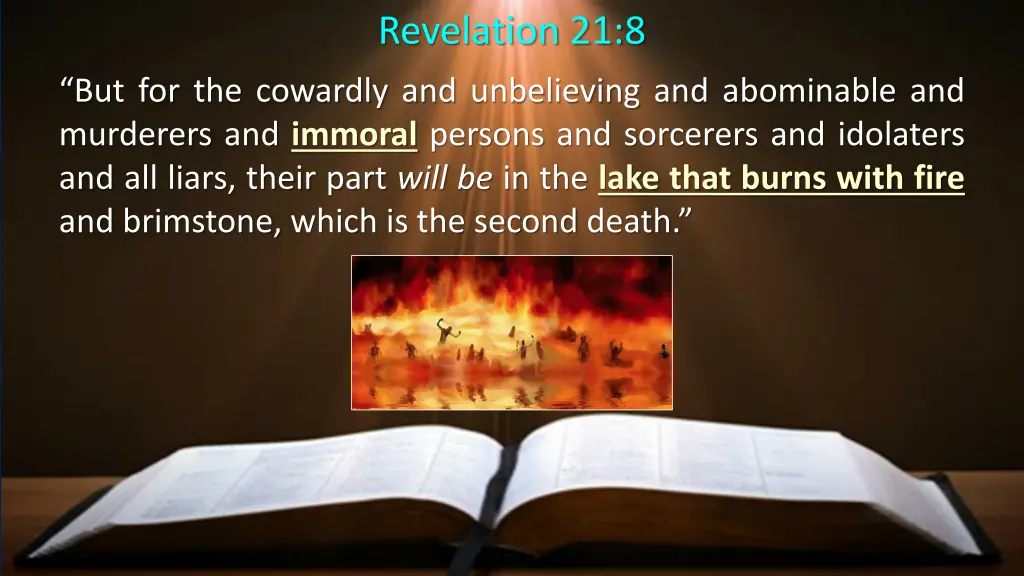 revelation 21 8