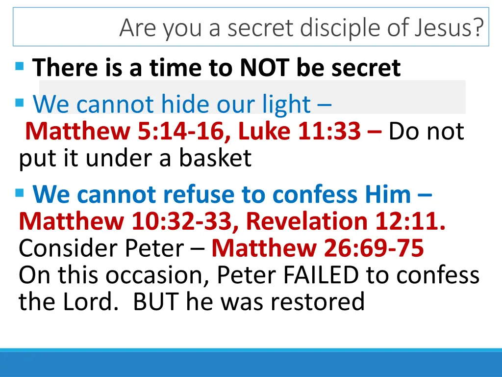 are you a secret disciple of jesus there 1