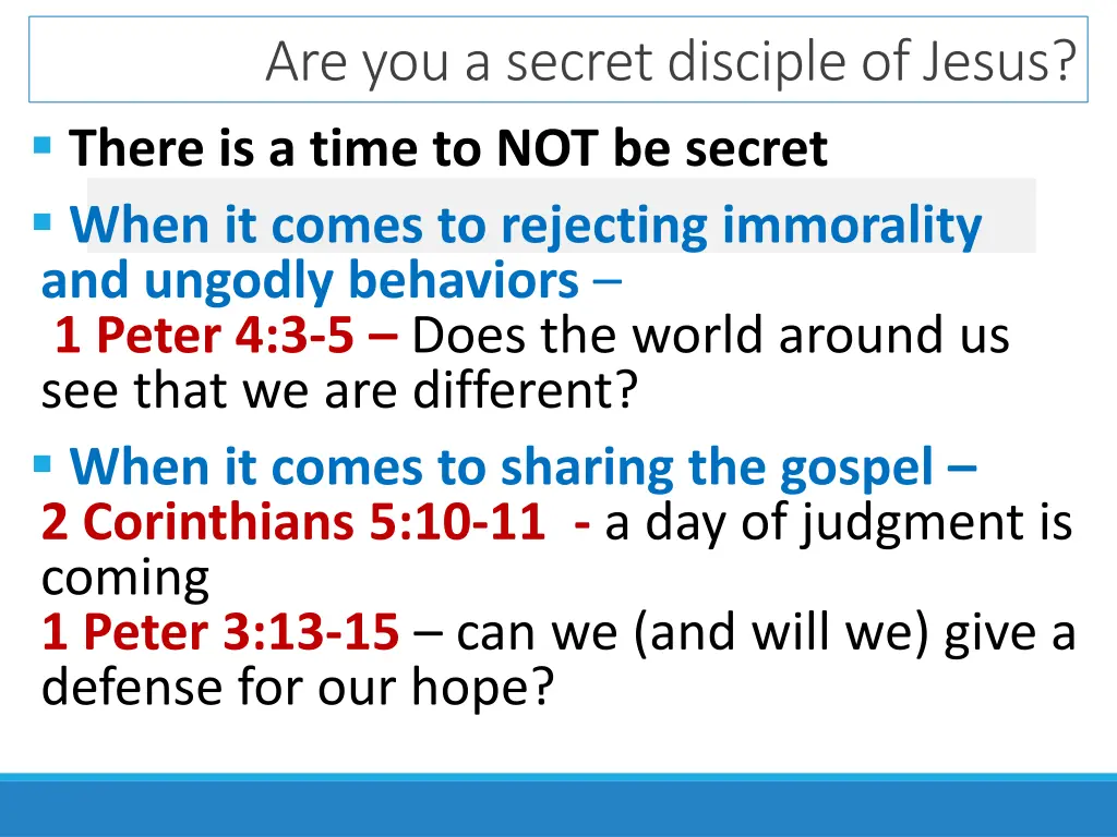 are you a secret disciple of jesus there 2