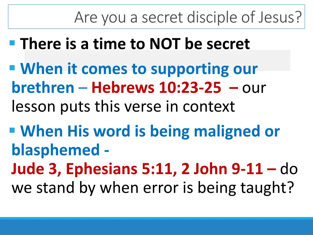 are you a secret disciple of jesus there 3