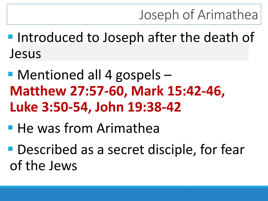 joseph of arimathea