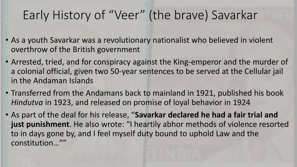 early history of veer the brave savarkar